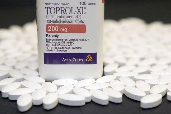 Toprol-XL tablets and bottle