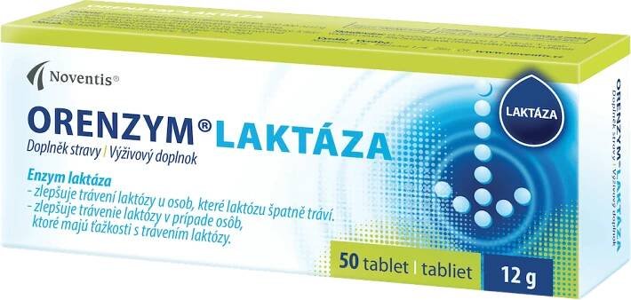 Noventis Orenzym Laktaza 50 tablet