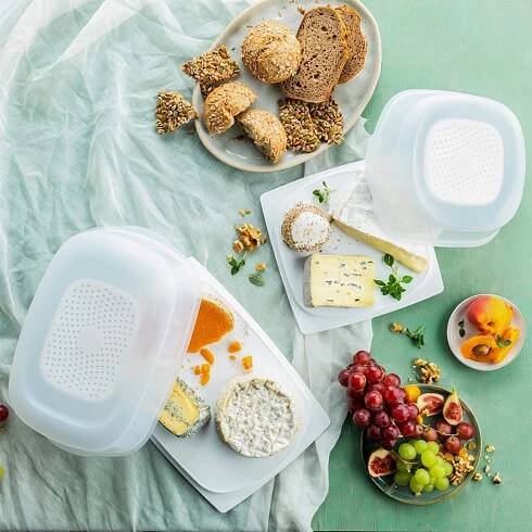 Tupperware CheeSmart Set Square + Mini