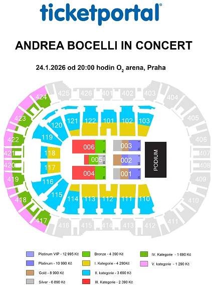 Andrea Bocelli in Concert – O2 arena