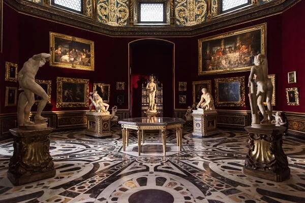 Florencie a galerie Uffizi (2015)