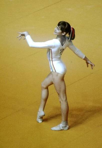Nadia Comaneciová na OH v Montrealu v roce 1976