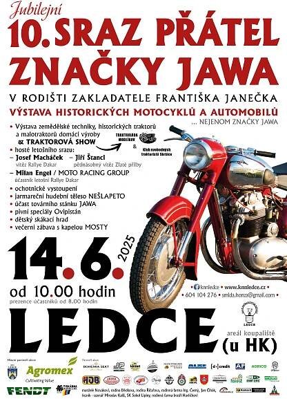 Sraz přátel značky JAWA v Ledcích u Hradce Králové 2025 - Sraziky