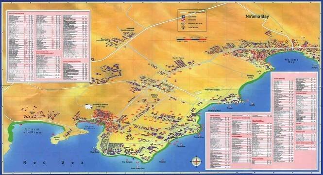 Hurghada: Mapa🗺️ – Turistické mapy města & hotelů (.pdf)