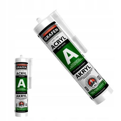 AKRYL GRAFEN STAVEBNÍ AKRYLOVÝ TMEL BÍLÝ 300 ml