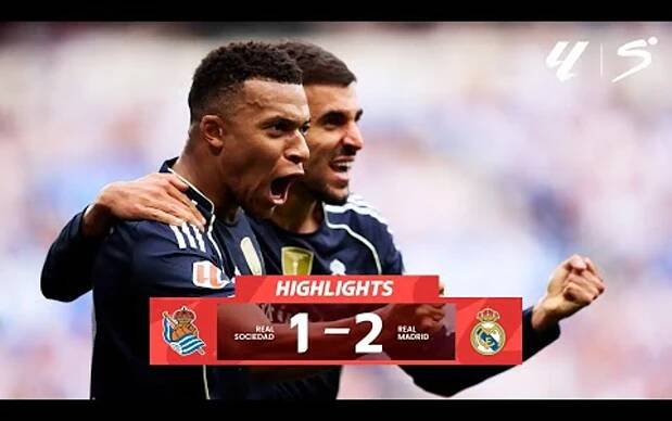 Real Sociedad v Real Madrid | Match Highlights | LaLiga EA Sports Matchday 4 | SuperSport