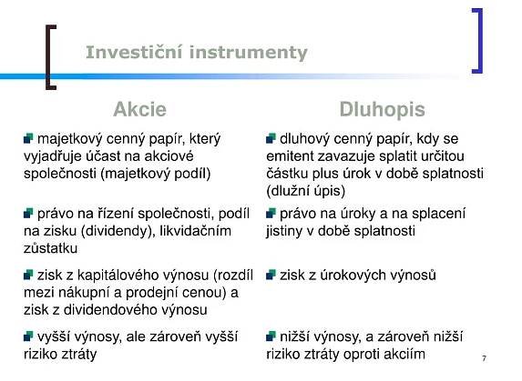PPT - Kapitálové trhy PowerPoint Presentation, free download - ID:4306199