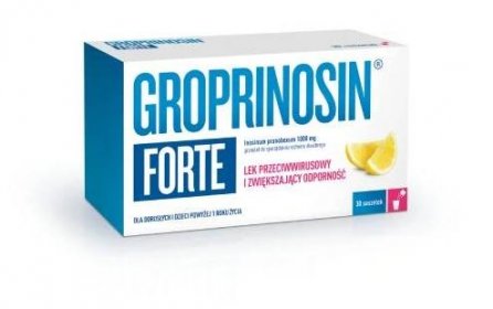 Miniaturka artykułu - Groprinosin Forte 1000mg granulat, 30sasz.