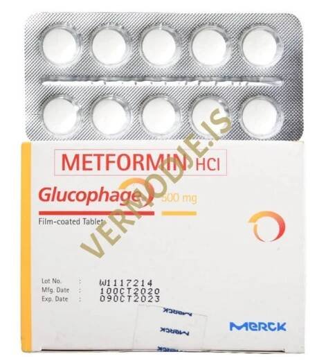 Glucophage (Metformin) - 60tabs (500/1000mg)
