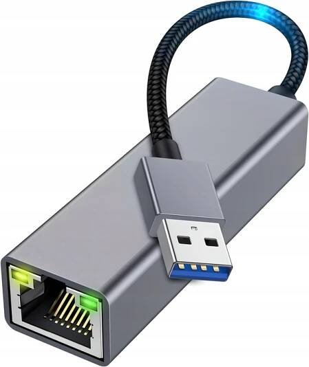 SÍŤOVÝ ADAPTÉR USB 3.0 SÍŤOVÁ KARTA LAN RJ45 1000MBPS Ethernet Gigabit