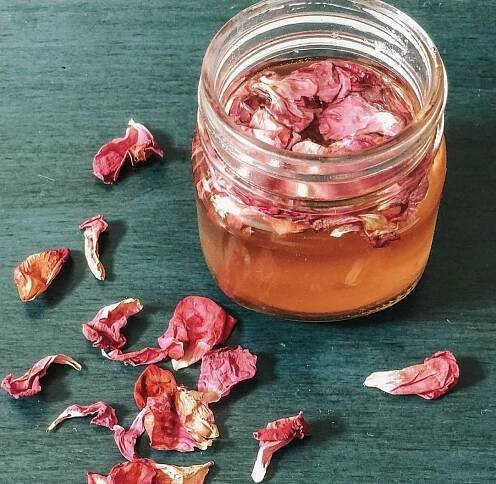 Rose Infused Honey