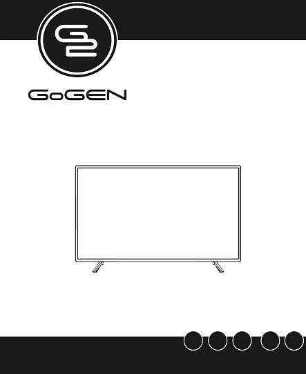Manuál GoGEN TVU43W652STWEB LED televize