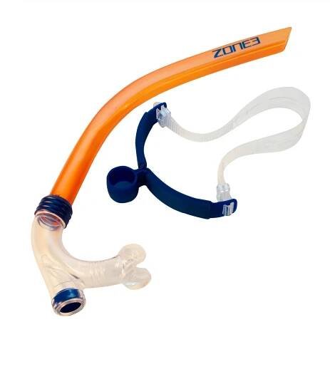Plavecký šnorchl ZONE3 Front Facing Snorkel orange/blue