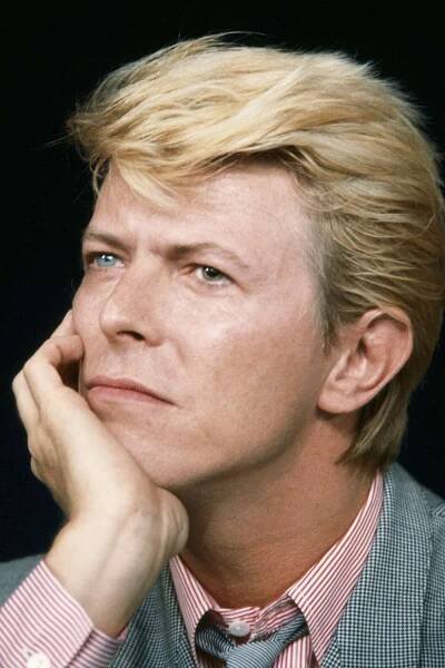David Bowie poses for a portrait.