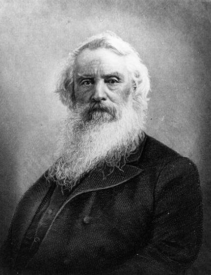 circa 1865: Samuel Finley Breese Morse (1791 - 1872), American inventor and artist.