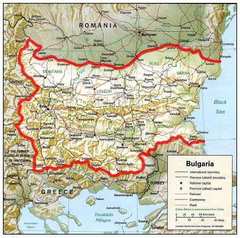 Bulgaria Maps | Printable Maps of Bulgaria for Download