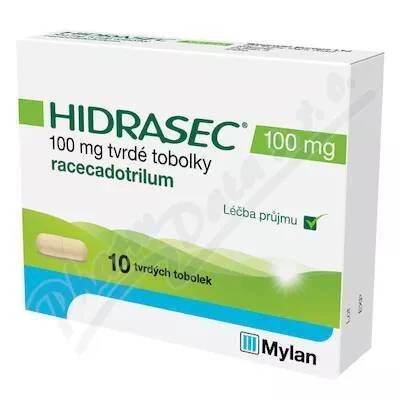 Hidrasec 100 mg tvrdé tobolky por.cps.dur. 10 x 100 mg