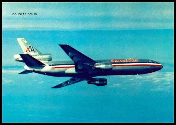 Letadlo -  Douglas DC - 10 , letectví , /448/