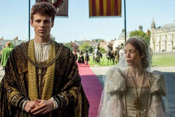 Španělská princezna - Nový svět - Z filmu - Ruairi O'Connor, Charlotte Hope