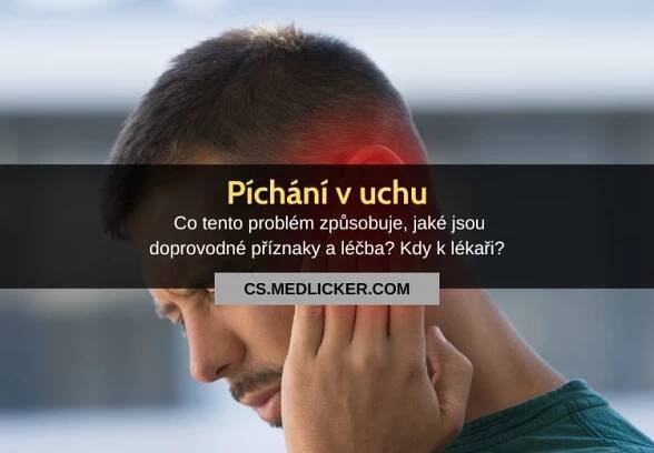 Píchání v uchu: příčiny, doprovodné příznaky a léčba