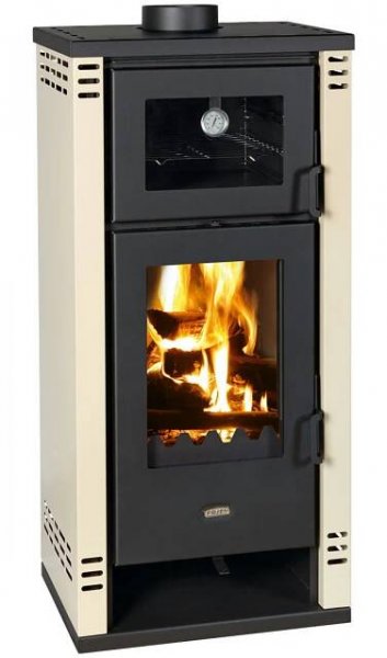 Krbová kamna s troubou Prity K2 GT F, 8.1 kW