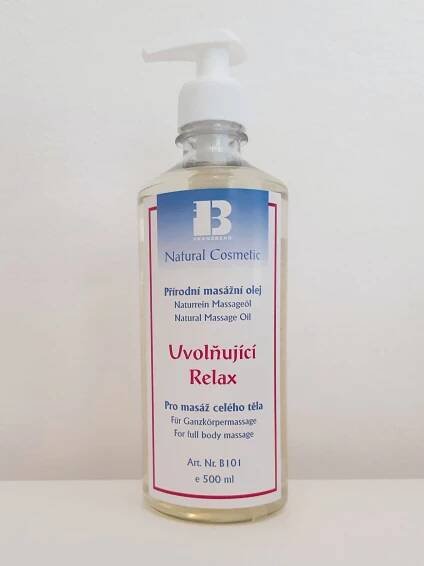 Masážní olej uvolňující „Relax“