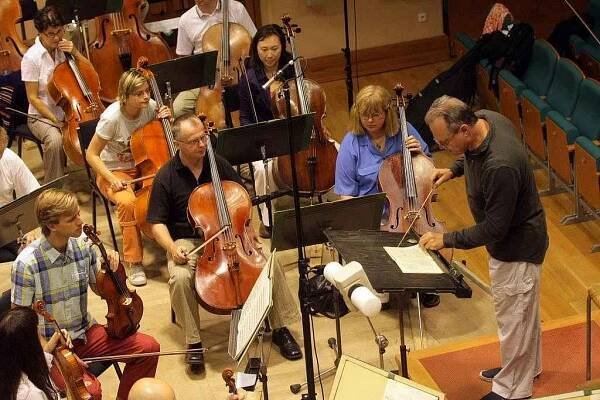 Moravská filharmonie nahrává v Redutě Mou vlast