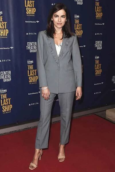 Camilla Belle Grey Pantsuit January 22, 2020