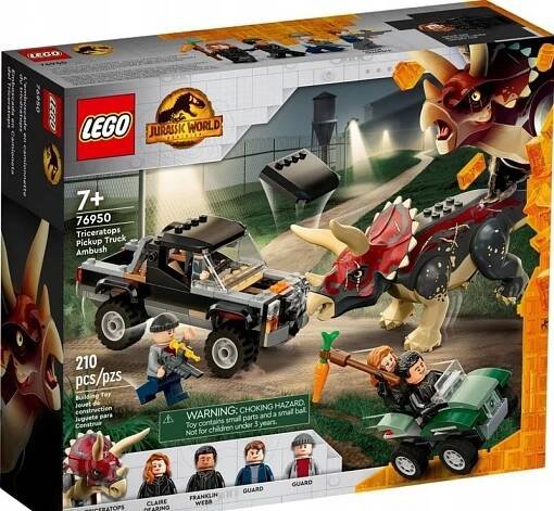 LEGO Jurský svět 76950 Triceratops a  