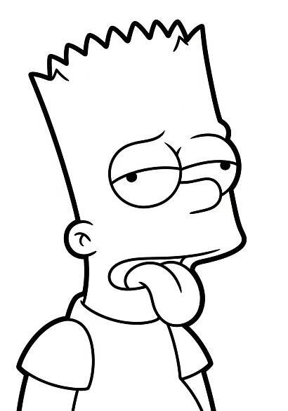 Bart Simpson Omalovánky 8