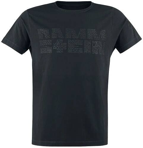 Levně Rammstein Werk Tričko černá