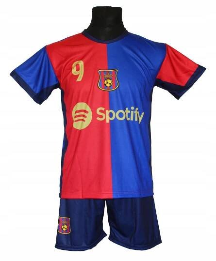 LEWANDOWSKI set sportovní fotbalový dres BARCELONA r 164 Stav balení originální