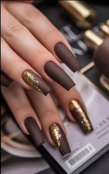 Top Autumn Nail Colors 2025 – Trendy Fall Shades & Ideas Hnědé Nehty, Ongles
