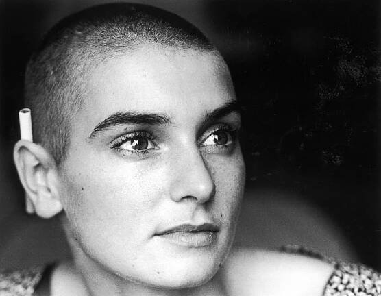 The outspoken Irish songstress  Sinead O'Connor.