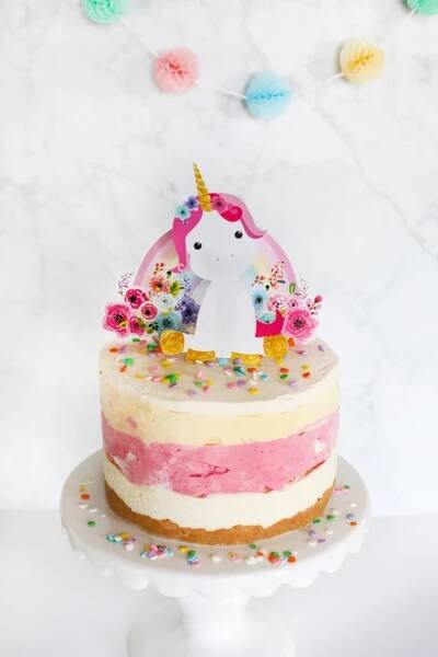 Ice Cream Unicorn Cake