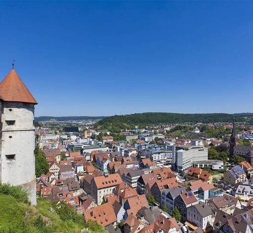 Blick auf Heidenheim Stadt