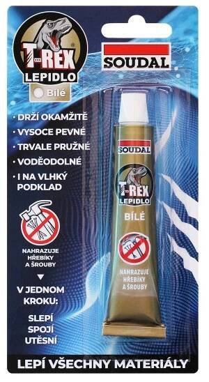 Soudal T-Rex lepidlo 25 ml, bílé