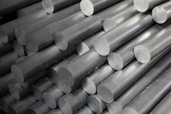 Aluminum rods.