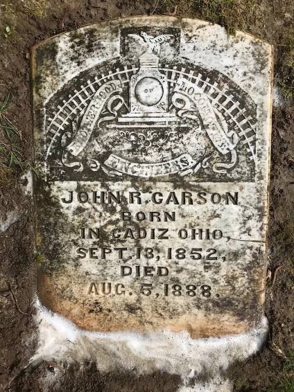 Grave of John R Carson