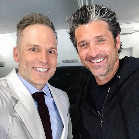 His Hollywood patients include Patrick Dempsey (pictured), Matt Damon, and Ben Affleck