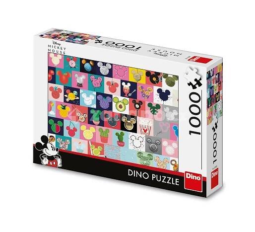 Puzzle 1000 Mickey uši