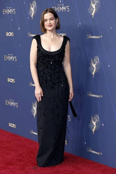 Sarah Catherine Hook attends the 77th Primetime Emmy Awards at Peacock Theater on September 14, 2025 in Los Angeles, California. 