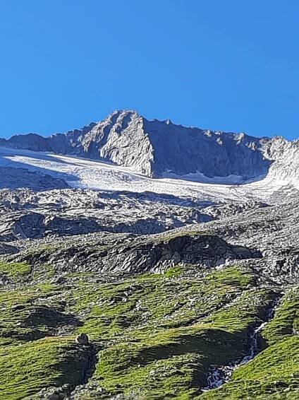 Hochalmspitze (3360m) – cesta Südpfeiler 5 - Horizontal Brno