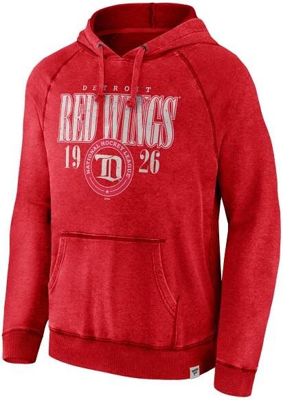 Pánská Mikina Detroit Red Wings A/LS Hoodie - Fanda-NHL.cz