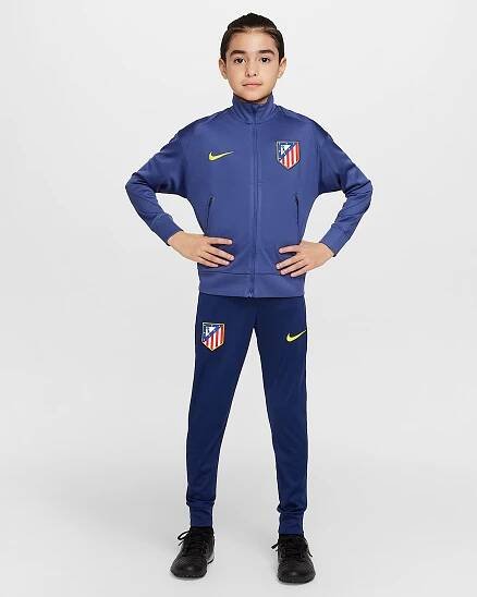 Atlético Madrid Strike Big Kids' Nike Dri-FIT Soccer Knit Tracksuit