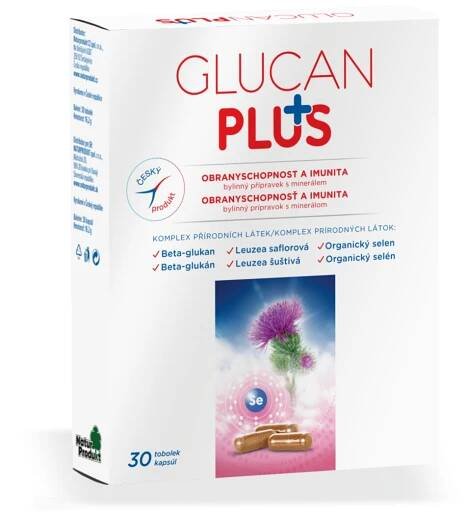 Naturprodukt Glucan Plus 30 tobolek