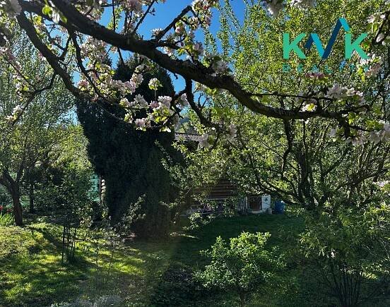 Prodej dřevěné chaty se zahradou, celková výměra pozemku 392 m2, vše v OV, Karlovy Vary - Drahovice | Reality.iDNES.cz 
