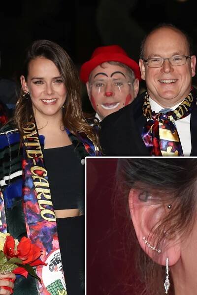 Wie Stéphanie von Monaco das wohl findet? Auf Tochter Pauline Ducruets Ohr ist ganz deutlich ein herzförmiges Tattoo zu sehen. Rebelliert sie so gegen royale Etikette?