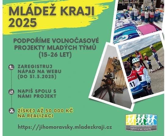Iniciativa "Mládež kraji" pro Jihomoravský kraj 2025