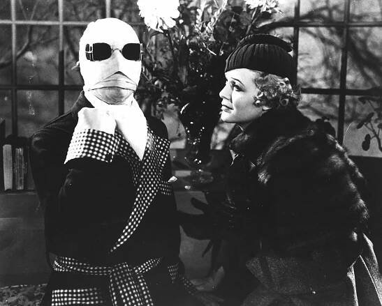 Neviditelný muž - Z filmu - Claude Rains, Gloria Stuart